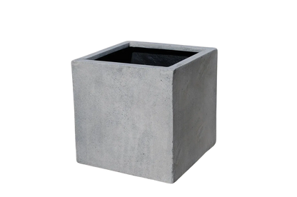 Pflanzkübel - Leyla, 30x30x30cm, von aplanta, Beton-Design