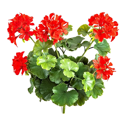 Künstliche Geranie - Zora | 39 cm, Steckpflanze