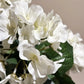 Künstliche Hortensie - Lenny, 45 cm, Kunstblume von aplanta, inkl. Dekotopf, in Natur, für drinnen