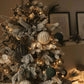 Künstlicher Weihnachtsbaum mit Schnee - Elsa, 210 cm, Kunstbaum von aplanta, in Grün weiß, für drinnen