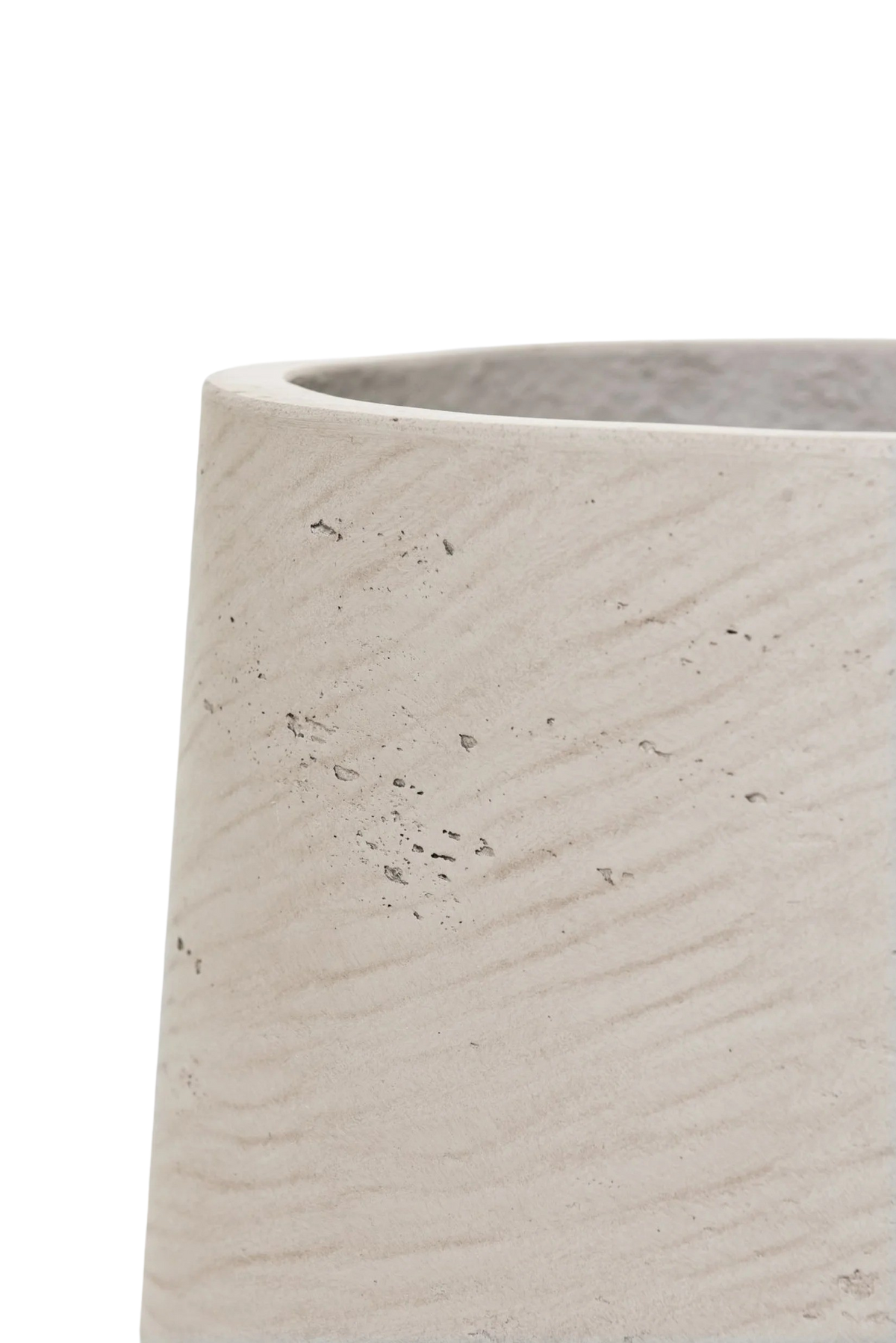 Blumentopf - Talco, 41x38cm, Pflanzkübel von aplanta, in Beige