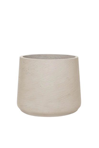 Blumentopf - Talco, 41x38cm, Pflanzkübel von aplanta, in Beige