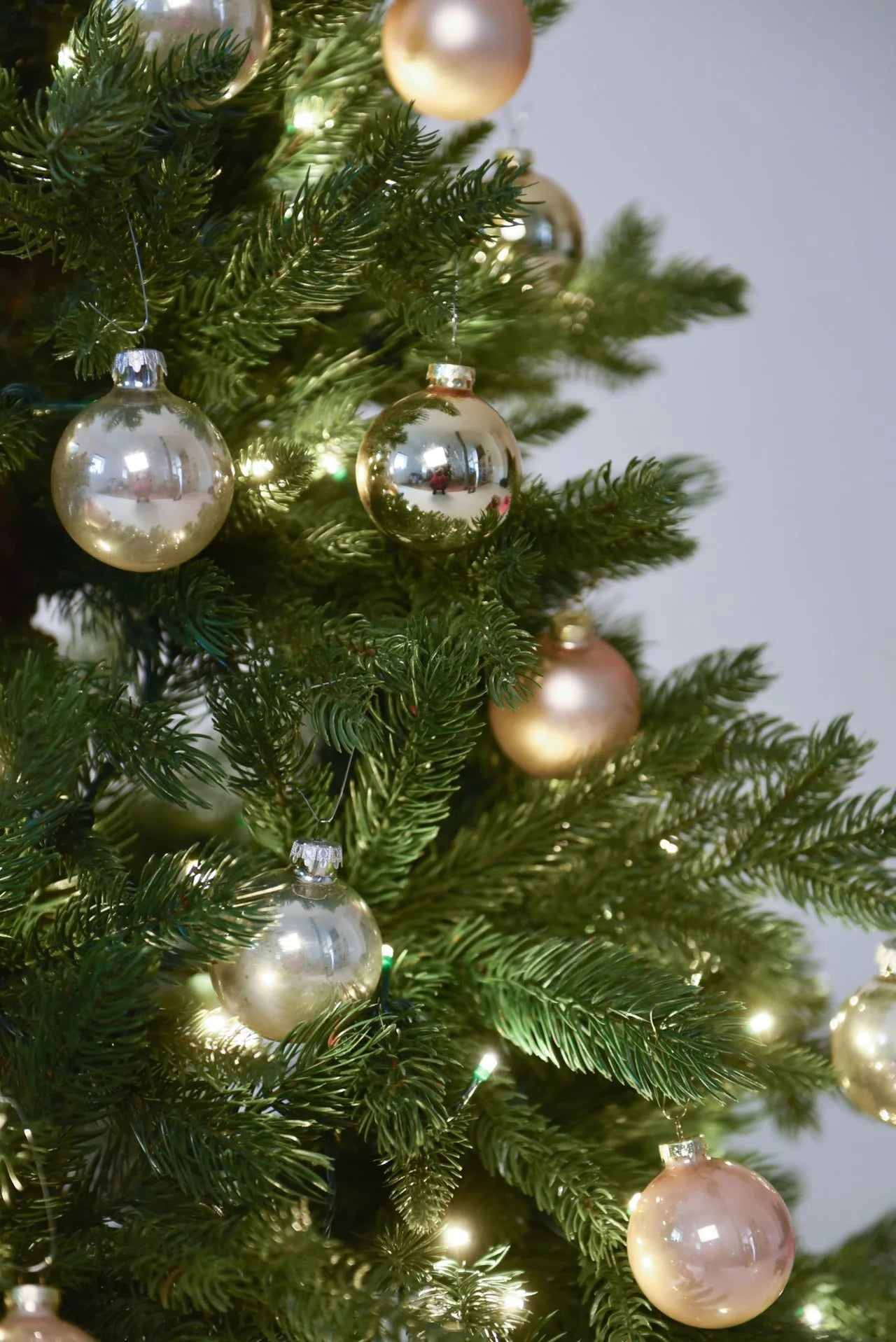Árvore de Natal artificial - David | 120 cm, com luzes LED