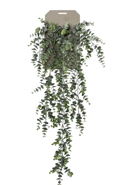 Künstlicher Hänge-Eucalyptus - Richard, 75 cm, Kunstpflanze von aplanta, Steckpflanze, in Natur, für drinnen