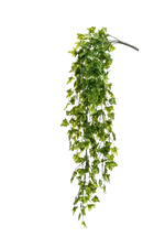 Künstlicher Hänge-Efeu - Kenan, 75 cm, Kunstpflanze von aplanta, UV-beständig, Steckpflanze, in Natur, für draußen