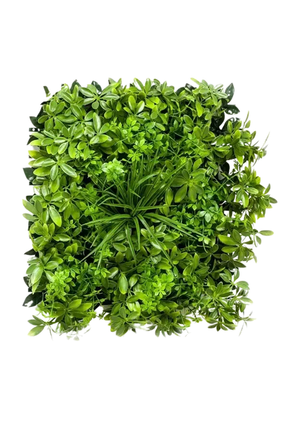Künstliche Schefflera Matte - Malte, 5 cm, Kunstpflanze von aplanta, UV-beständig, in Natur, für draußen