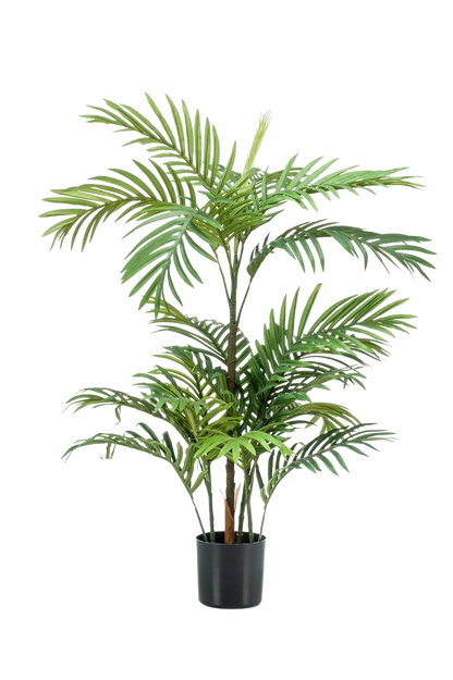 Künstliche Phoenix Palme - Kira, 90 cm, Kunstbaum von aplanta, im schwarzen Topf, in Natur, für drinnen