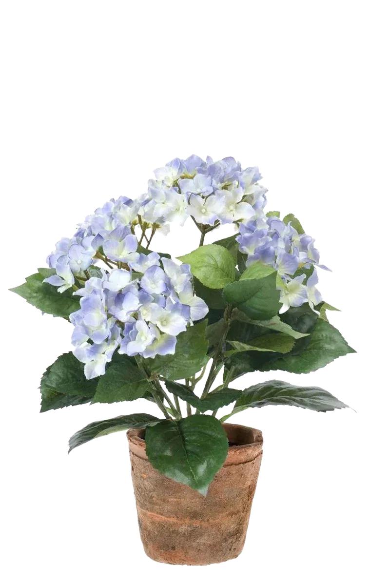 Hochwertige Kunstpflanze | Künstliche Hortensie - Sylvia | 37 cm von 🌱aplanta