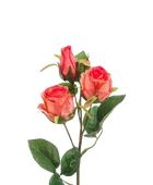 Künstliche Rose - Yafet | 44 cm, Steckpflanze