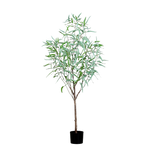 Künstlicher Eukalyptus - Manfred, 165 cm, Kunstbaum von aplanta, in Grün, für drinnen