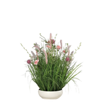 Künstliche Wiesenblumen - Jade, 50 cm, Kunstpflanze von aplanta, inkl. Dekotopf, in Pink, für drinnen