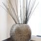 Bodenvase - Hailey, Pflanzkübel von aplanta, Schwarz, in Silber
