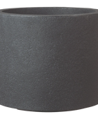 Pflanzkübel LUZERN Granit Schwarz | 39x33 cm