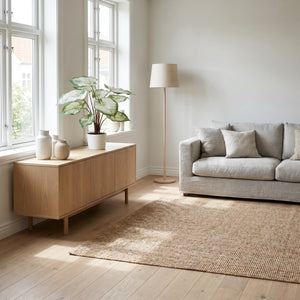 Künstliche Caladium - Noelia, 53 cm, Kunstpflanze von aplanta, inkl. Dekotopf, in Grün, für drinnen
