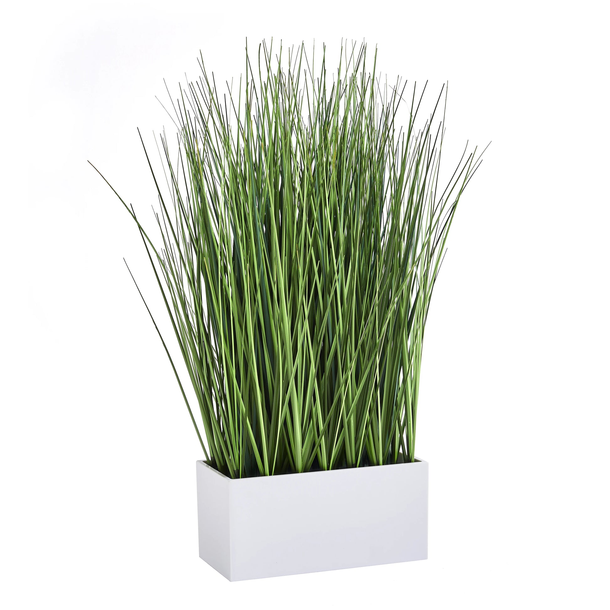 Künstliches Gras - Cassiel, 46 cm, Kunstpflanze von aplanta, in Grün, für drinnen