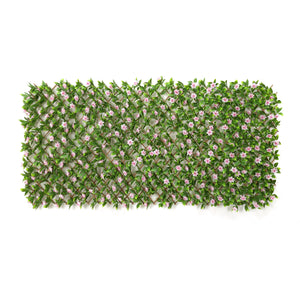 Flexible Pflanzenwand mit Blüten - Maja I 130-200 cm Rosa