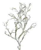 Künstlicher Deko-Ast - Abigail auf transparentem Hintergrund mit echt wirkenden Kunstblättern in natürlicher Anordnung. Künstlicher Deko-Ast - Abigail hat die Farbe Natur und ist 90 cm hoch. | aplanta Kunstpflanzen