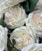 Bouquet de rosas com 10 cabeças de flores - Athina | 45 cm