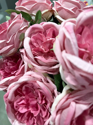 Bouquet de rosas com 10 cabeças de flores - Artemis | 45 cm
