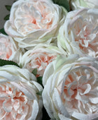 Bouquet de rosas com 10 cabeças de flores - Artemisia | 45 cm
