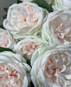 Bouquet de rosas com 10 cabeças de flores - Artemisia | 45 cm
