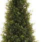 Künstliche Buchsbaumpyramide - Lucy, 165 cm, Kunstbaum von aplanta, UV-beständig, inkl. Dekotopf, im schwarzen Topf, in Natur