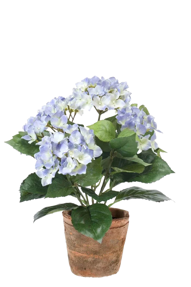 Hochwertige Kunstpflanze | Künstliche Hortensie - Sylvia | 37 cm von 🌱aplanta