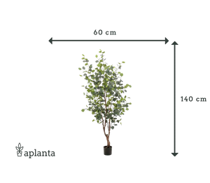 Árvore de eucalipto artificial - Christopher | 140 cm